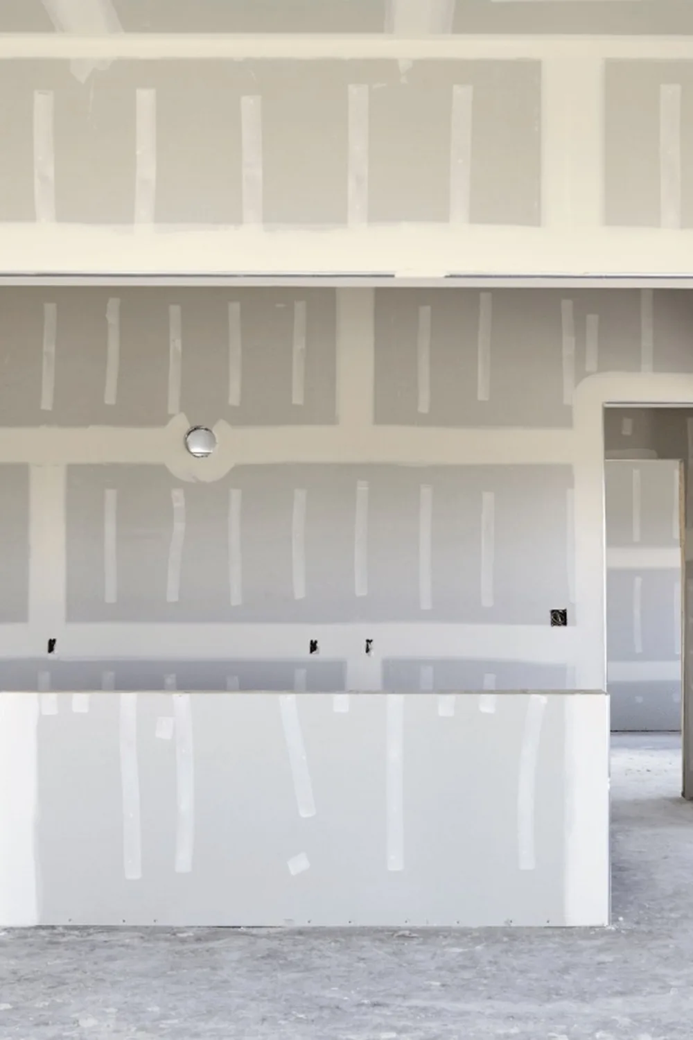 Basement walls framed and drywalled before finishing — Yankee Carpenter, Marietta GA