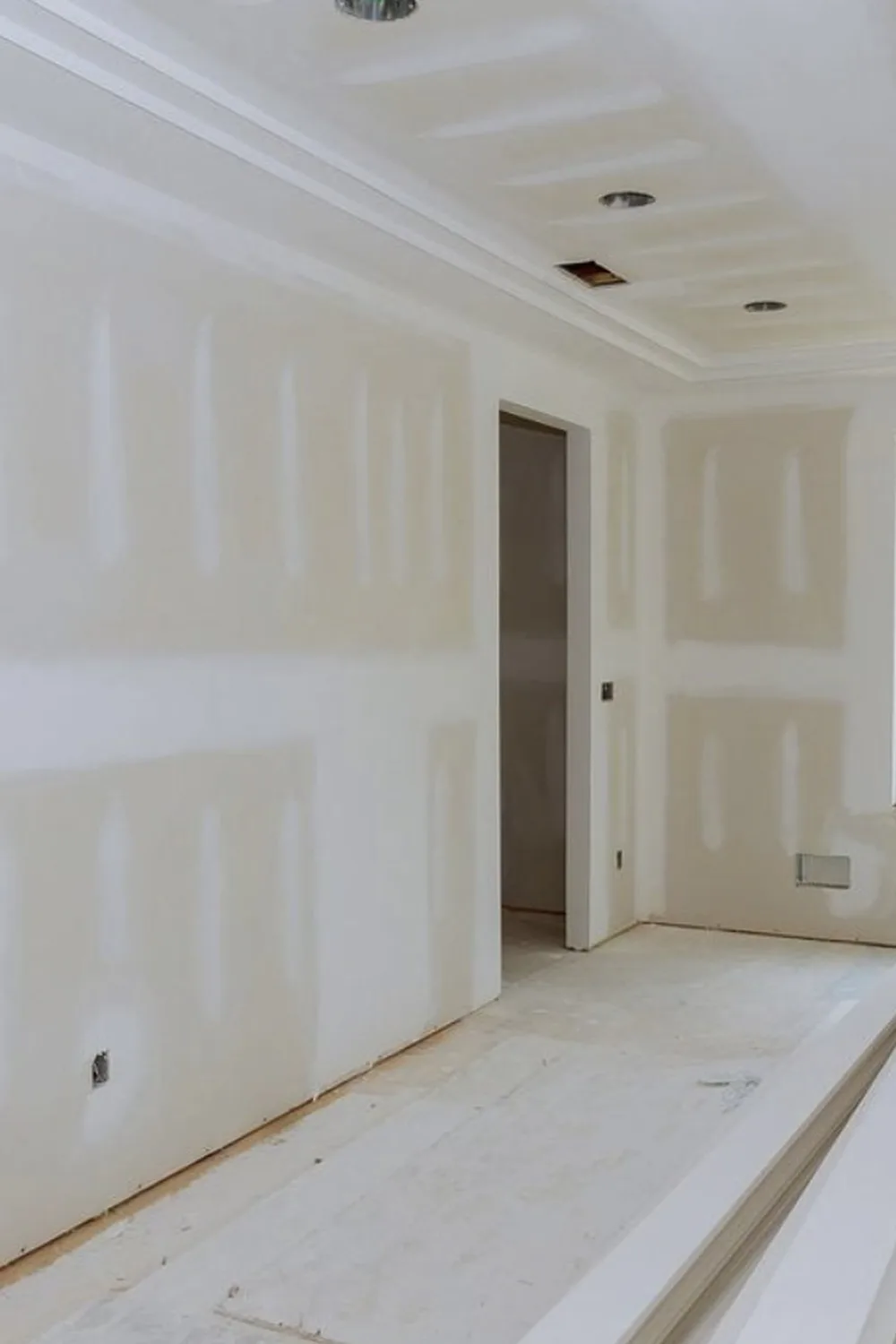 Drywall finished and ready for paint in Acworth GA by Yankee Carpenter